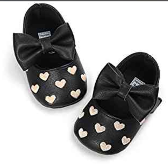 Shoes PU Soft Sole Bow 0-18 Months - Picture 3 of 7
